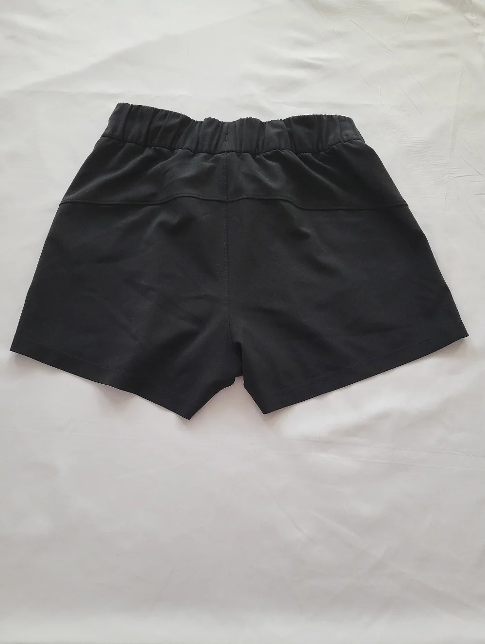 Lululemon On The Fly Shorts Woven Solid Black Size 4‎